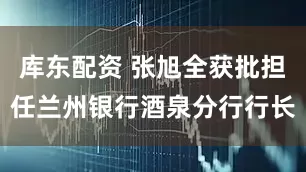 库东配资 张旭全获批担任兰州银行酒泉分行行长